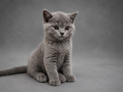 Fern British Shorthair Blue Kitten - British Shorthair - Gallery Photo #1