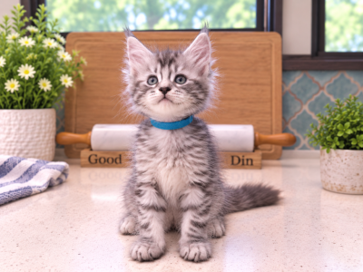 JJ Malarkey       Crème De La Crème Litter Blue - Maine Coon - Gallery Photo #1