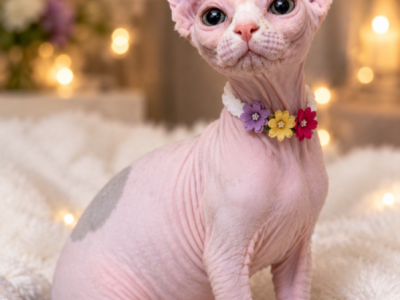 Bicolor Elf Sphynx Girl - Sphynx - Gallery Photo #1