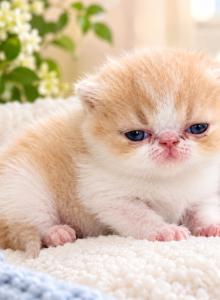 Exotic shorthair Persian Christmas Kitty - Exotic Kitten For Sale - Carlsbad&comma; CA&comma; US