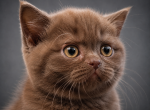 Poppy British Shorthair Cinnamon Kitten - British Shorthair Kitten For Sale - 