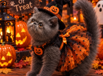 Sapphire's blue girl - Exotic Kitten For Sale - Conroe&comma; TX&comma; US